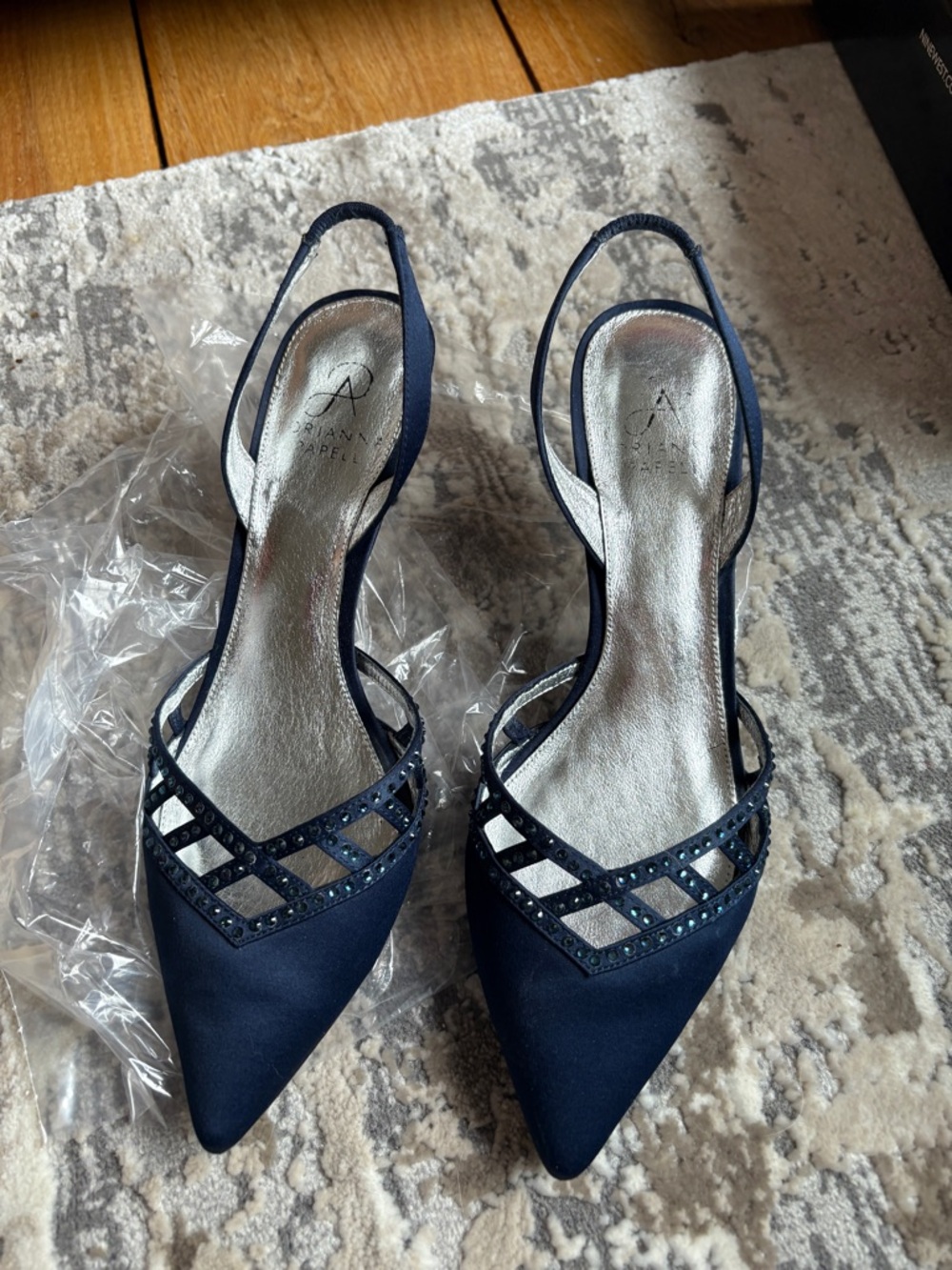 Adrianna Papell Navy Heel US 7.5